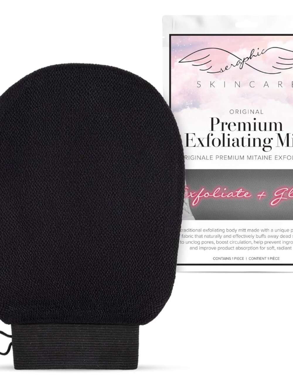 Original Premium Exfoliating Mitt for Body pc - Body Scrubber Exfoliator